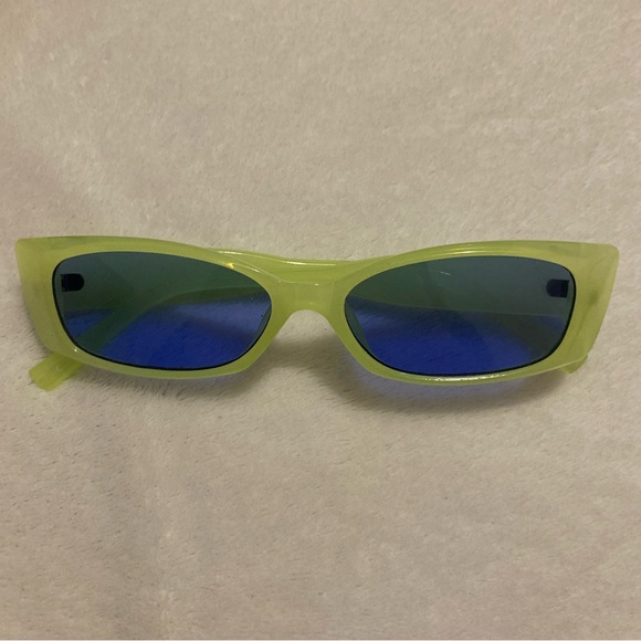 Sun Glasses for Girls Glasses Tinted Blue and Green Sunglasses, Sunnies, Shades - Picture 1 of 7
